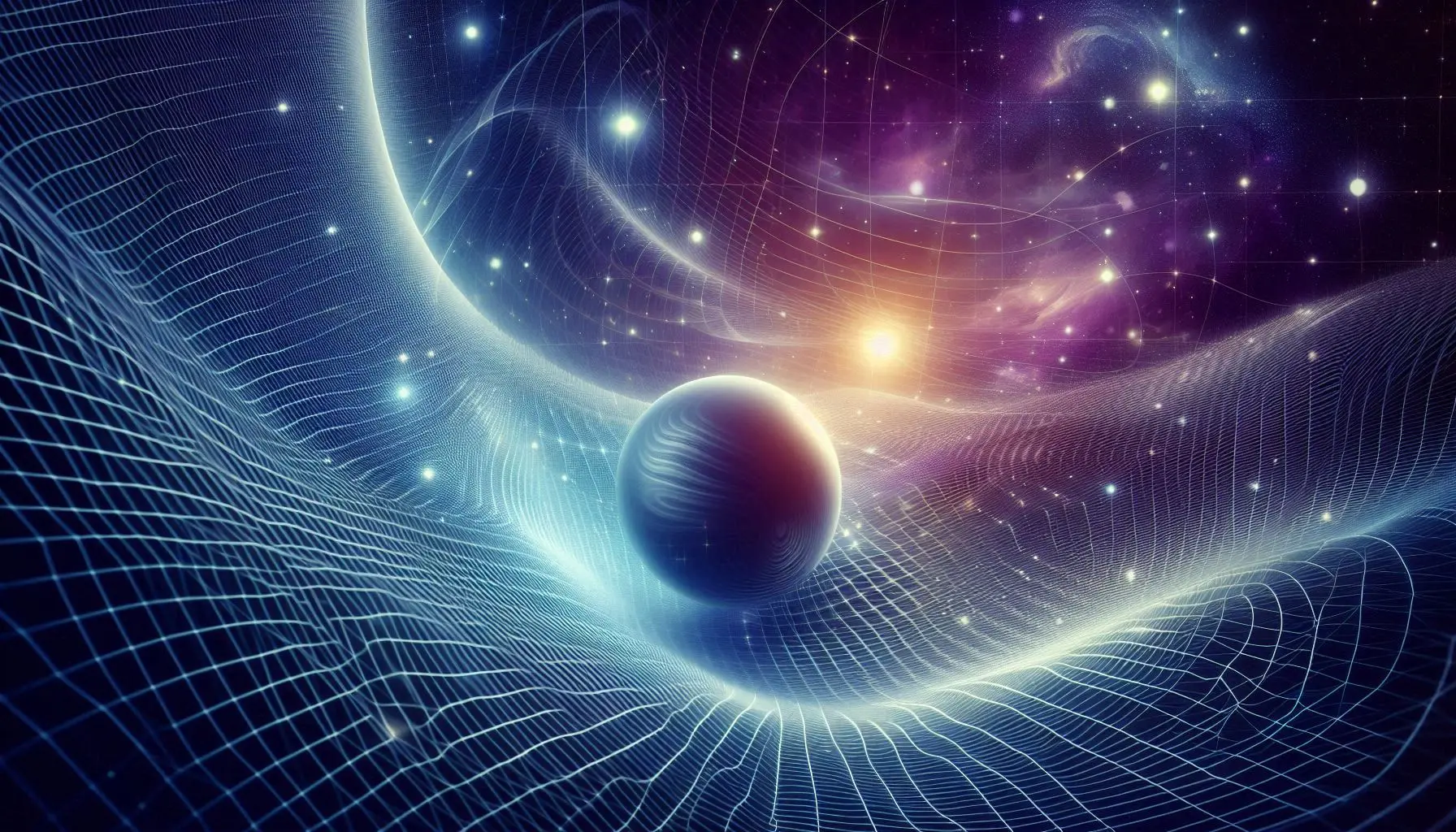 Curved space in relativity