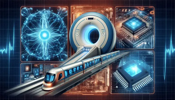 MRI machine, maglev train, and quantum computer all using superconductors