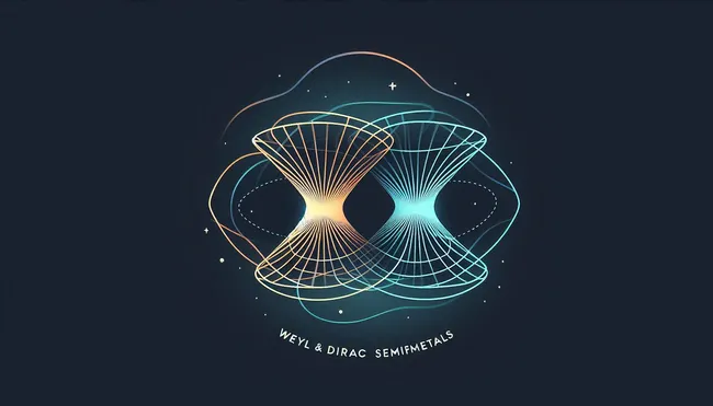 Weyl and Dirac cones in topological semimetals